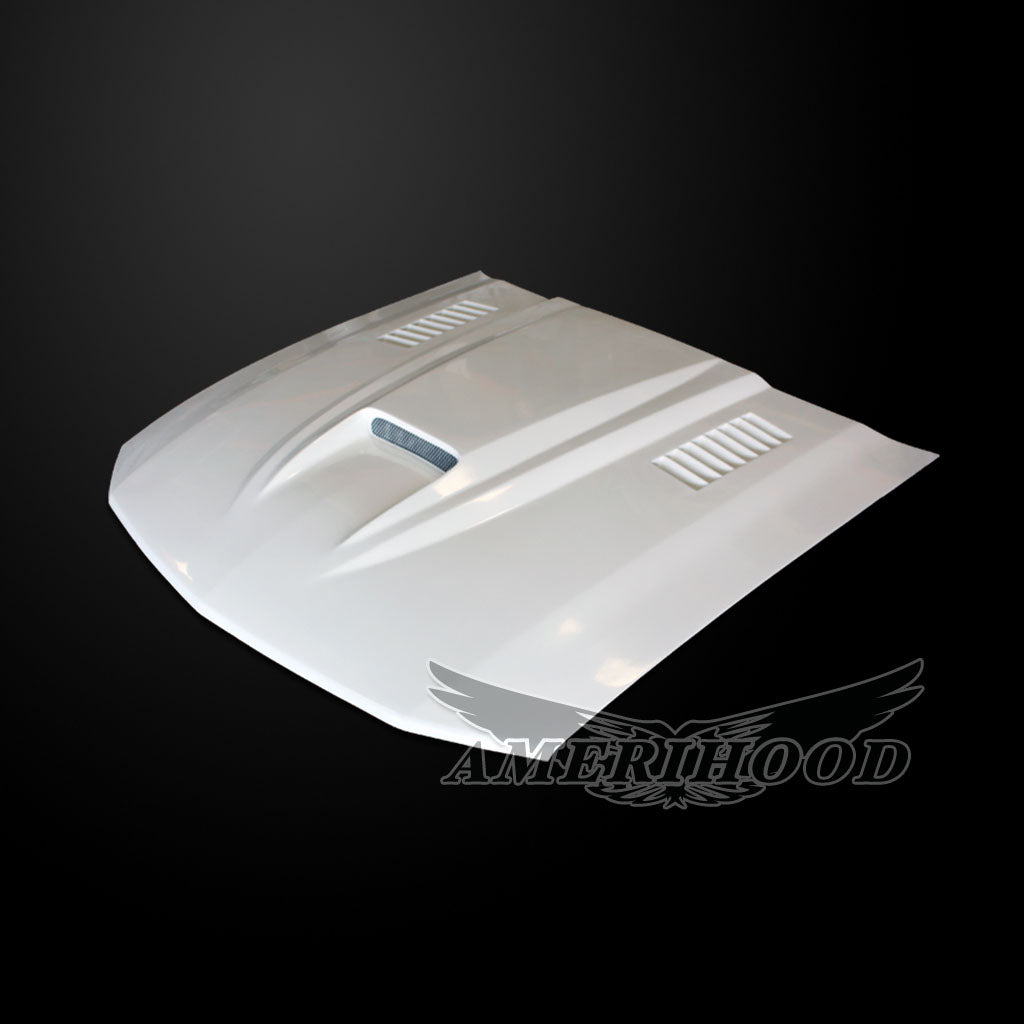 Ford Mustang 2005-2009 Type-SMS Style Functional Heat Extraction Ram Air Hood